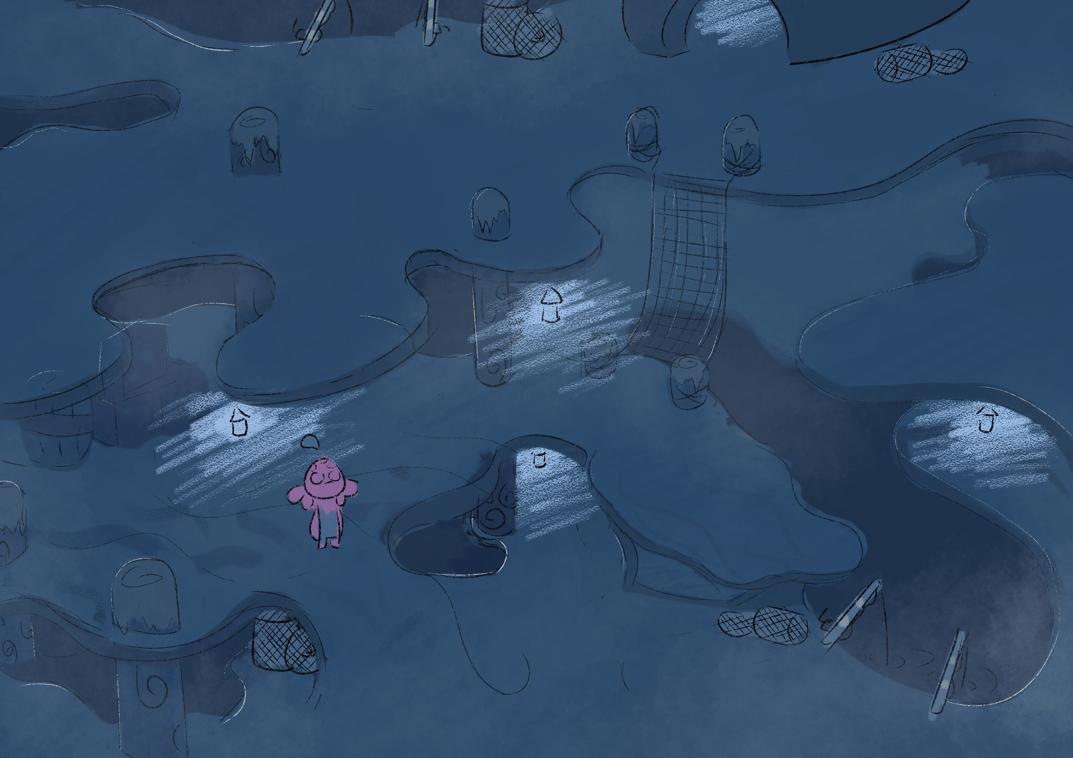 Dreggy Docks Concept Art